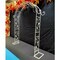 Wedding Arch Garden Backdrop Metal Flower Stand Flower for Birthday Decor 7.7Ft